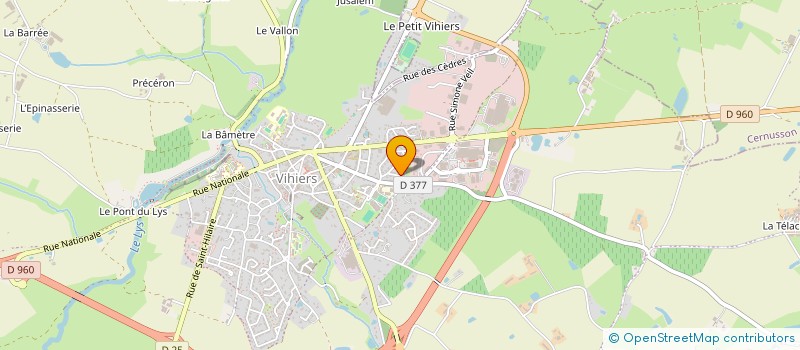 localisation de l'entreprise MONSIEUR BERNARD BOSSARD à LYS-HAUT-LAYON