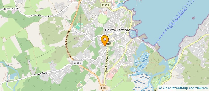 localisation de l'entreprise MONSIEUR BERNARD BOTELLA à PORTO-VECCHIO