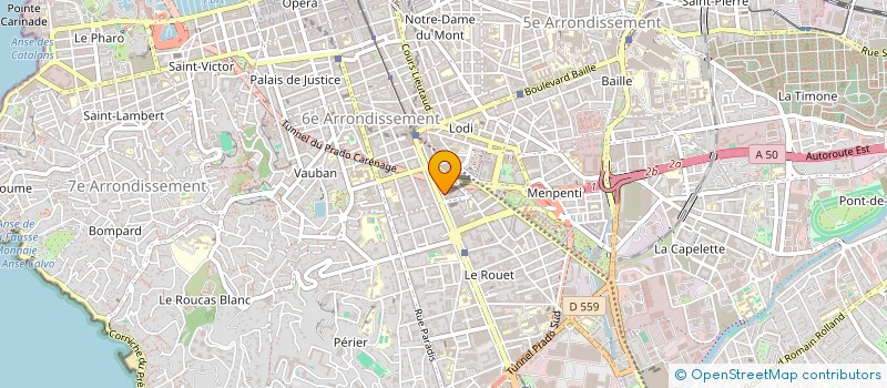 localisation de l'entreprise MONSIEUR BERNARD BOTTINI à MARSEILLE