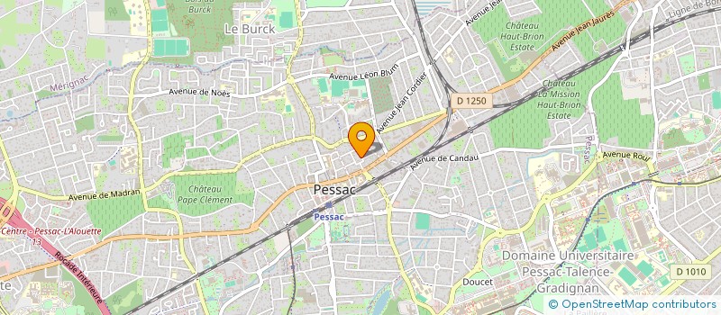 localisation de l'entreprise MONSIEUR BERNARD BOUC  PESSAC