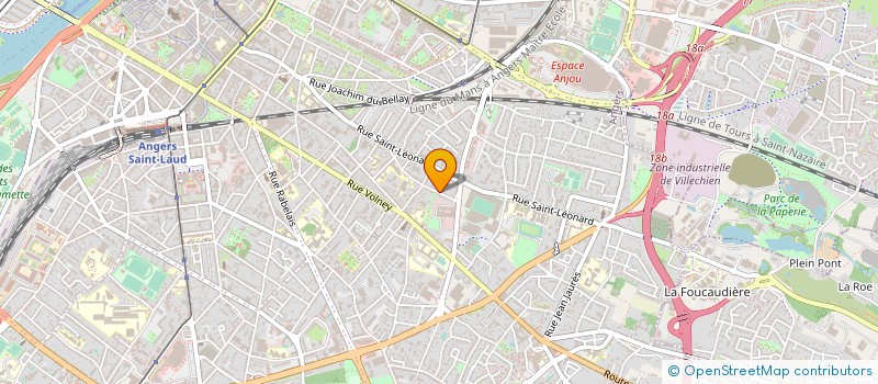 localisation de l'entreprise MONSIEUR BERNARD BOUCHARD à ANGERS