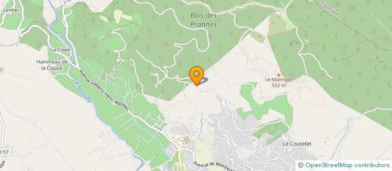 localisation de l'entreprise MONSIEUR BERNARD BOUCHET à DRAGUIGNAN
