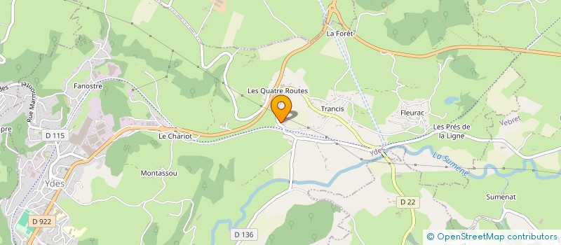 localisation de l'entreprise MONSIEUR BERNARD BOUCHET à YDES