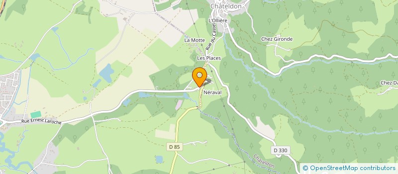 localisation de l'entreprise MONSIEUR BERNARD BOUCHON à PUY-GUILLAUME