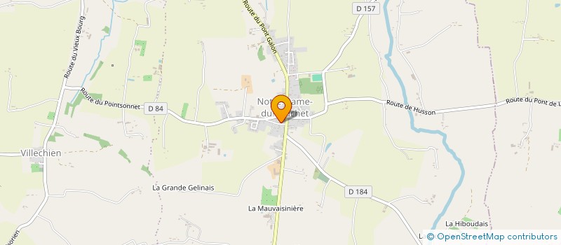 localisation de l'entreprise MONSIEUR BERNARD BOUILLAULT  ROMAGNY FONTENAY