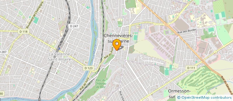 localisation de l'entreprise MONSIEUR BERNARD BOULANGER à CHENNEVIERES-SUR-MARNE