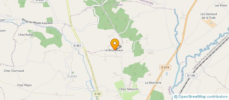 localisation de l'entreprise MONSIEUR BERNARD BOULAY à BRIE SOUS CHALAIS