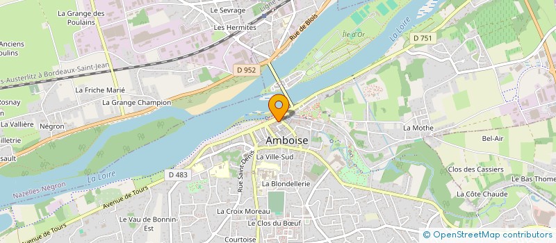 localisation de l'entreprise MONSIEUR BERNARD BOULE  AMBOISE