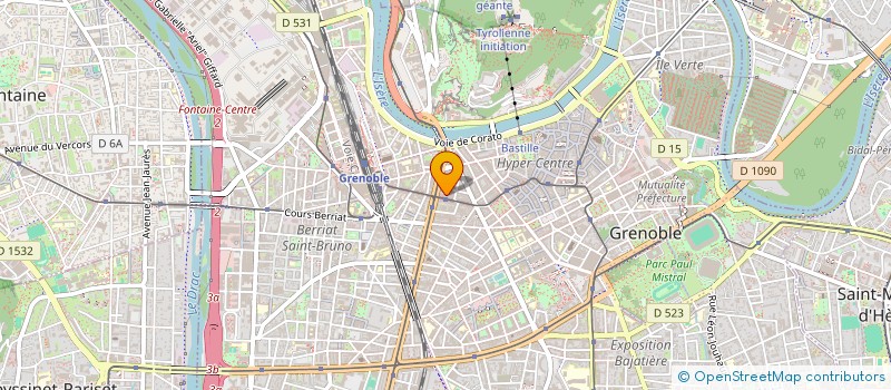 localisation de l'entreprise MONSIEUR BERNARD BOULLOUD à GRENOBLE