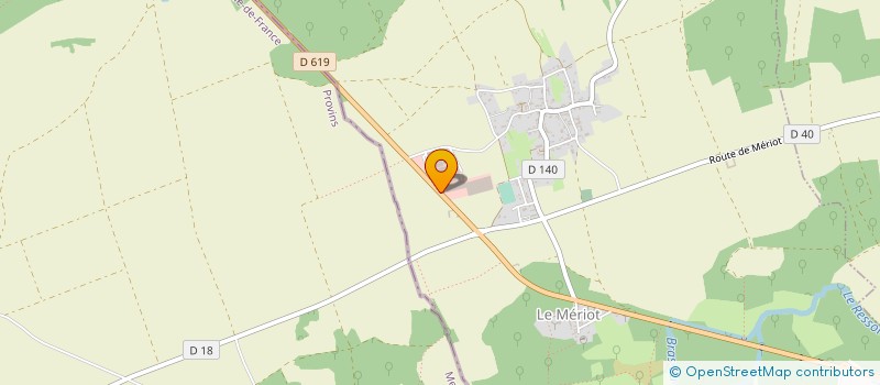 localisation de l'entreprise MONSIEUR BERNARD BOURBONNEUX  LE MERIOT