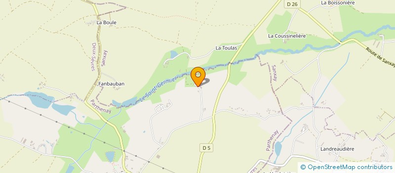 localisation de l'entreprise MONSIEUR BERNARD BOURDIN  SAINT-GERMIER