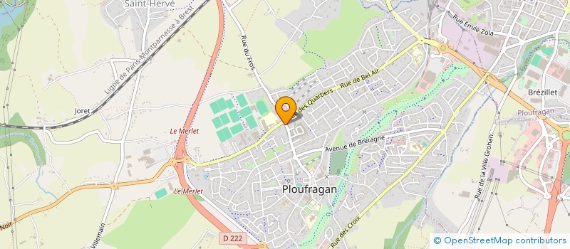 localisation de l'entreprise MONSIEUR BERNARD BOURDON à PLOUFRAGAN