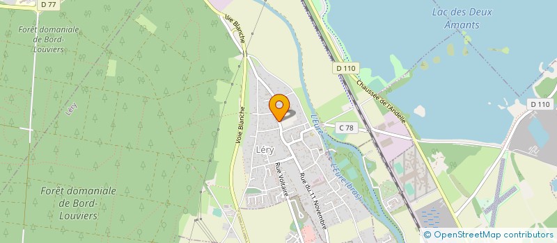 localisation de l'entreprise MONSIEUR BERNARD BOURDON  LERY