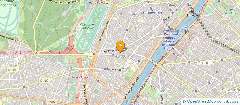 localisation de l'entreprise MONSIEUR BERNARD BOURGEOIS à PARIS