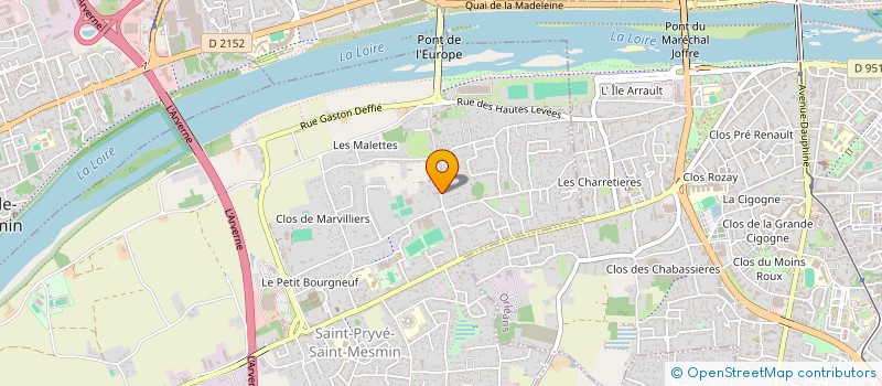localisation de l'entreprise MONSIEUR BERNARD BOURGOIN à SAINT-PRYVE-SAINT-MESMIN