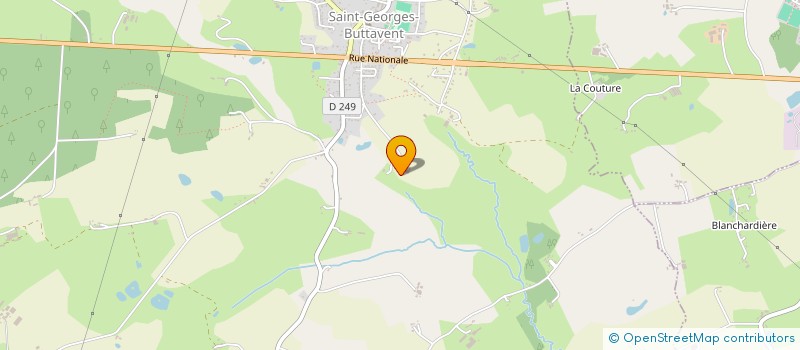 localisation de l'entreprise MONSIEUR BERNARD BOURILLON  CHATILLON SUR COLMONT