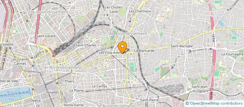 localisation de l'entreprise MONSIEUR BERNARD BOURNEUF à MARSEILLE