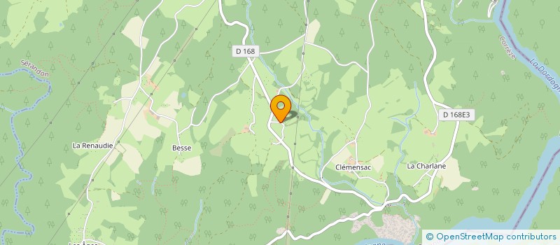 localisation de l'entreprise MONSIEUR BERNARD BOUROTTE  SERANDON