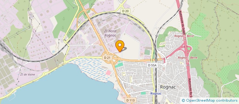 localisation de l'entreprise MONSIEUR BERNARD BOURRILLON  ROGNAC