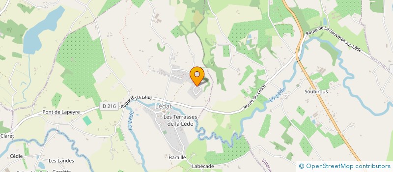 localisation de l'entreprise MONSIEUR BERNARD BOURROUSSE  VILLENEUVE-SUR-LOT