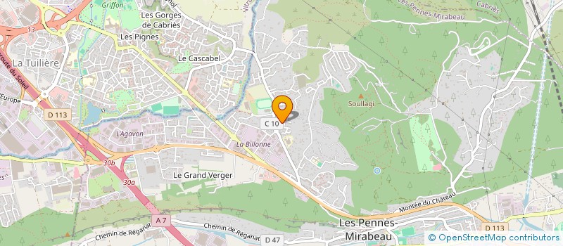 localisation de l'entreprise MONSIEUR BERNARD BOUSSAYE à LES PENNES-MIRABEAU