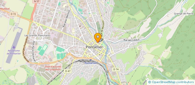 localisation de l'entreprise MONSIEUR BERNARD BOUSSON  LA CLUSE-ET-MIJOUX