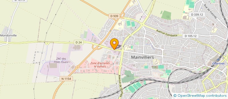 localisation de l'entreprise MONSIEUR BERNARD BOUTAN à MAINVILLIERS