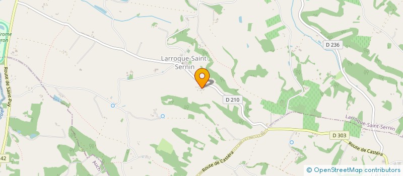 localisation de l'entreprise MONSIEUR BERNARD BOUTET  LARROQUE-SAINT-SERNIN