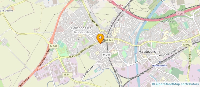 localisation de l'entreprise MONSIEUR BERNARD BOUTEVILLAIN  HAUBOURDIN