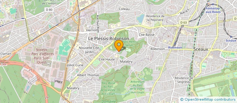 localisation de l'entreprise MONSIEUR BERNARD BOUTON à LE PLESSIS-ROBINSON