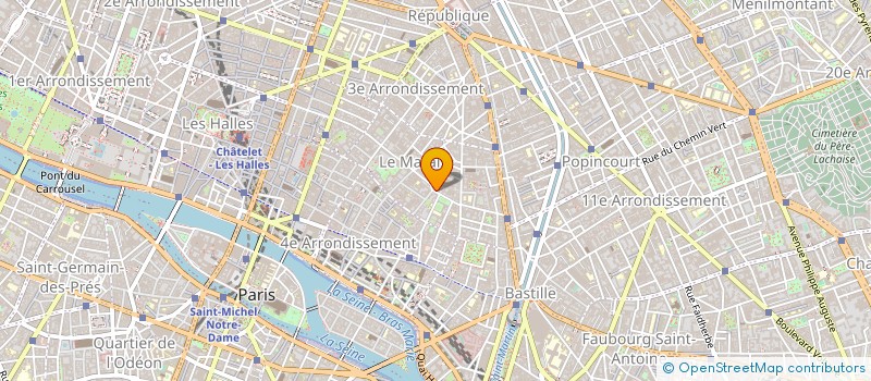 localisation de l'entreprise MONSIEUR BERNARD BOUTONNET  PARIS