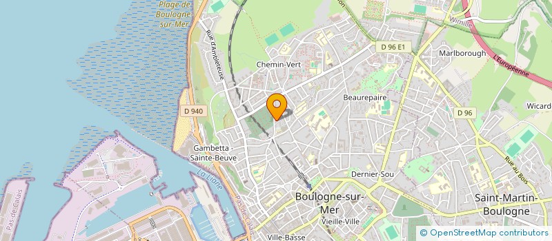 localisation de l'entreprise MONSIEUR BERNARD BOUTROY  BOULOGNE-SUR-MER