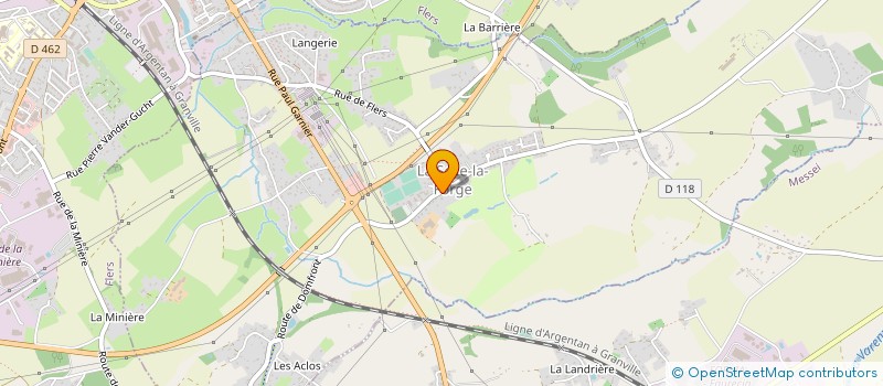 localisation de l'entreprise MONSIEUR BERNARD BOUVERIE à LA SELLE-LA-FORGE