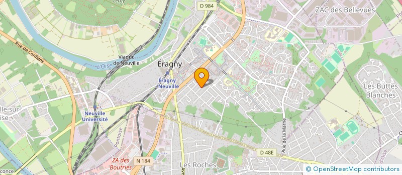 localisation de l'entreprise MONSIEUR BERNARD BOUVIER  ERAGNY