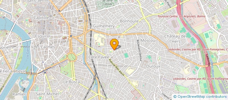 localisation de l'entreprise MONSIEUR BERNARD BOUYGE à TOULOUSE