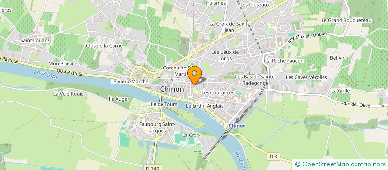 localisation de l'entreprise MONSIEUR BERNARD BOUZY  CHINON