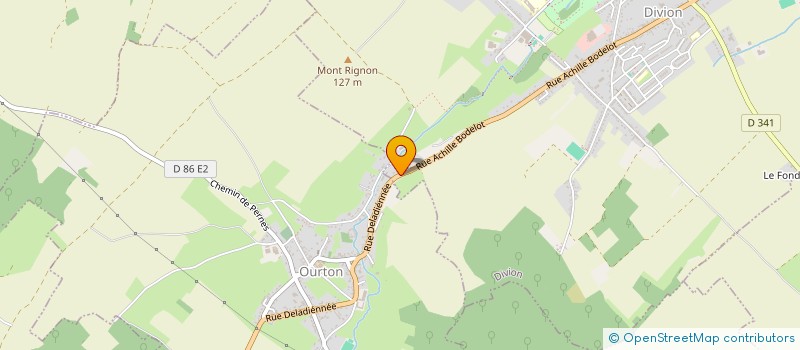 localisation de l'entreprise MONSIEUR BERNARD BOYAVAL  DIVION