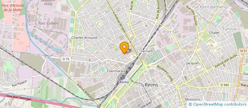 localisation de l'entreprise MONSIEUR BERNARD BOYET à REIMS