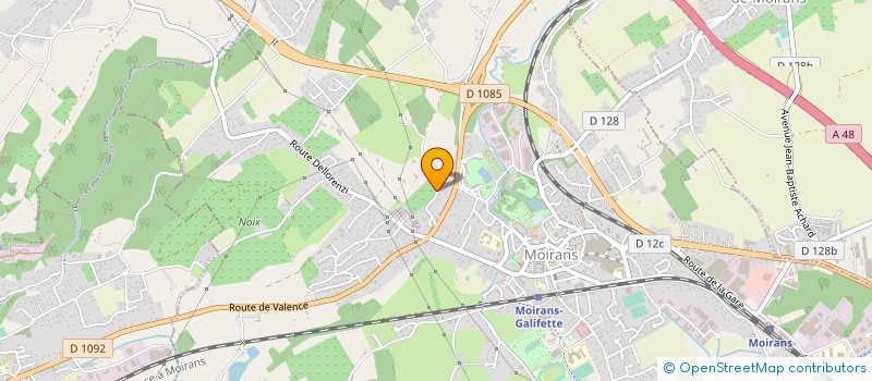 localisation de l'entreprise MONSIEUR BERNARD BRAGUES  MOIRANS