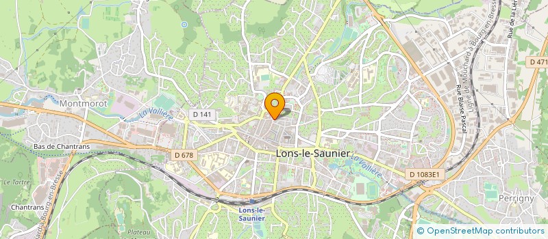 localisation de l'entreprise MONSIEUR BERNARD BRAILLARD  LONS-LE-SAUNIER