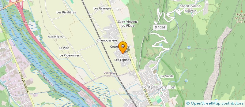 localisation de l'entreprise MONSIEUR BERNARD BRAMBILLA  VOREPPE