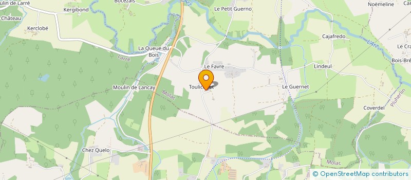 localisation de l'entreprise MONSIEUR BERNARD BREDOUX à MOLAC