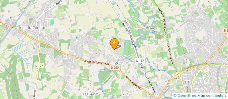 localisation de l'entreprise MONSIEUR BERNARD BREE  LORIOL-DU-COMTAT