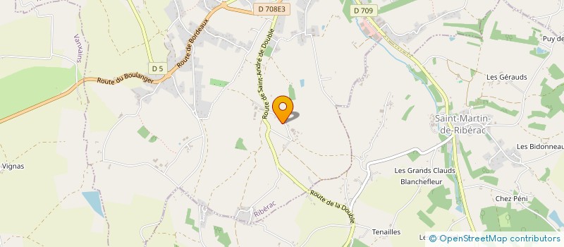 localisation de l'entreprise MONSIEUR BERNARD BREJEON  ALLEMANS