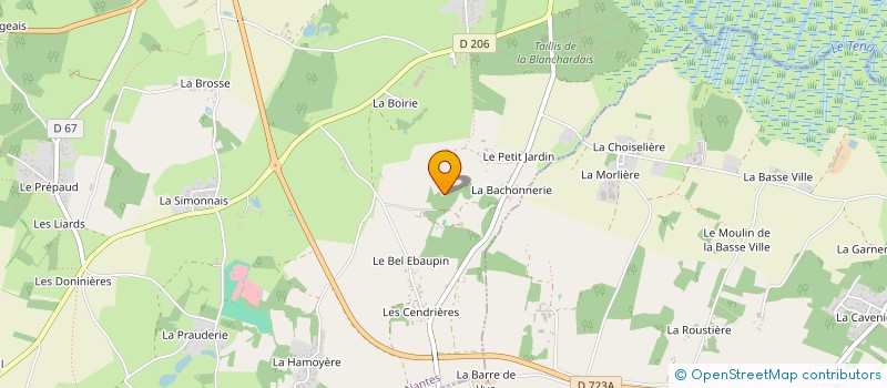 localisation de l'entreprise MONSIEUR BERNARD BREPSON  PELLERIN (LE)