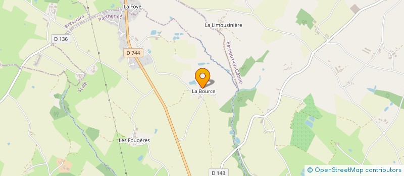 localisation de l'entreprise MONSIEUR BERNARD BRETAUDEAU  SCILLE