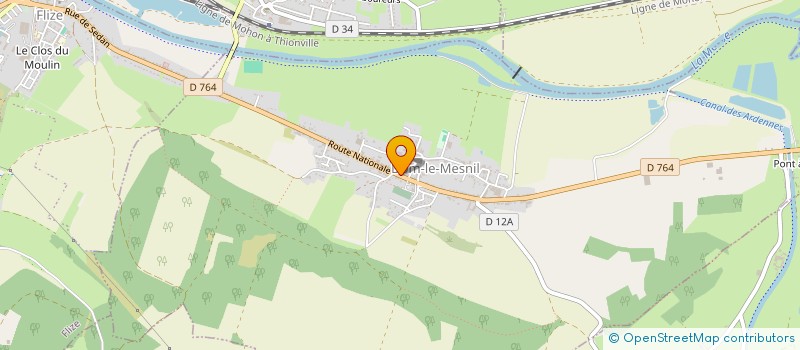 localisation de l'entreprise MONSIEUR BERNARD BRETON  DOM-LE-MESNIL