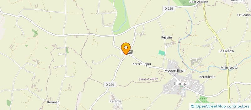 localisation de l'entreprise MONSIEUR BERNARD BRETON  TREZILIDE