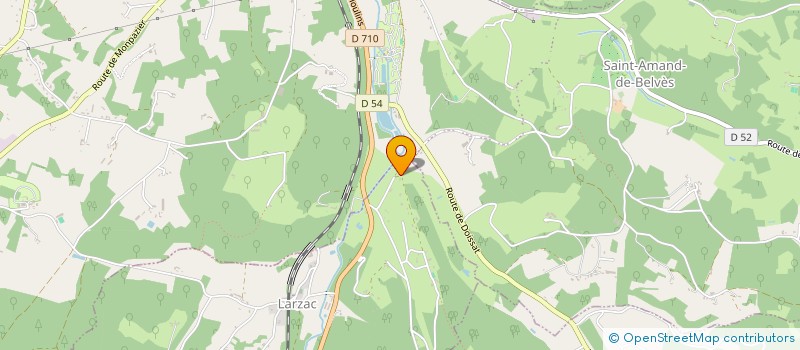 localisation de l'entreprise MONSIEUR BERNARD BRETT  SAGELAT