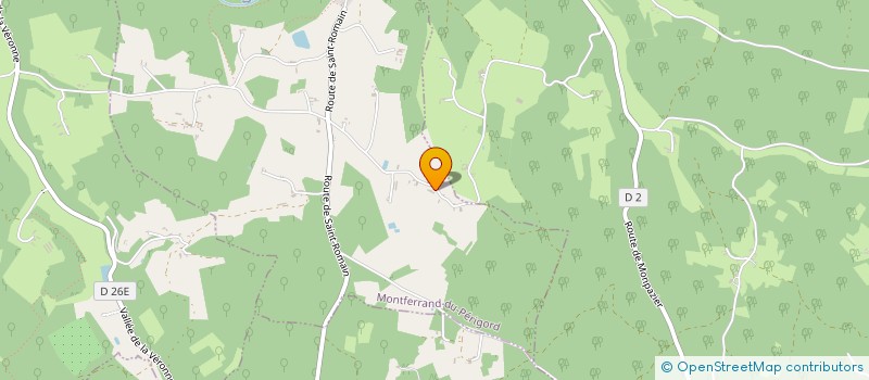 localisation de l'entreprise MONSIEUR BERNARD BRIAUD  MONTFERRAND-DU-PERIGORD